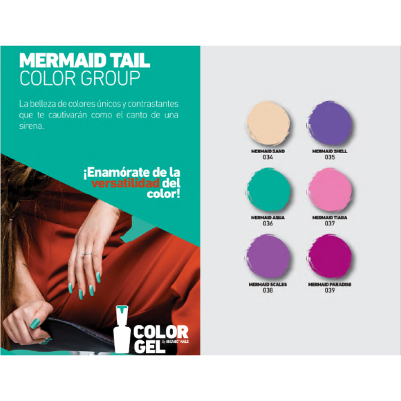 MERMAID TAIL COLOR GROUP 15 ML.